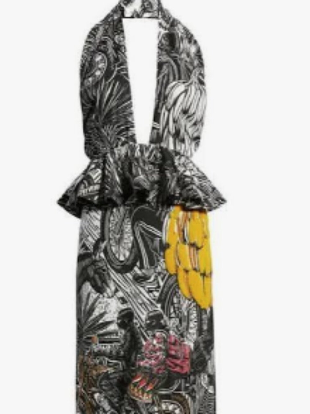 Farm Rio Ruta Embroidered Maxi Dress